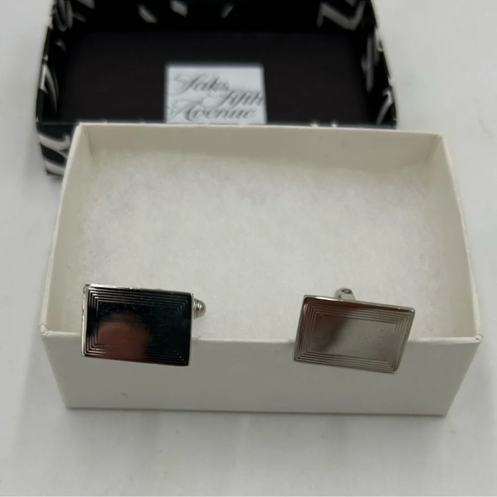 Men’s David Donohue Sterling silver cufflinks